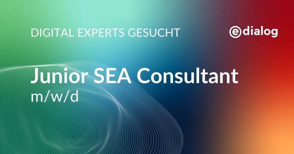 e-dialog Job Junior SEA Consultant