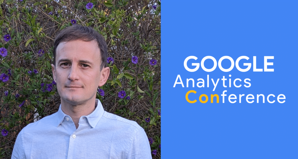 Stefano Menti eröffnet die Google Analytics Conference mit seiner Keynote. (c)Silvia Urbani