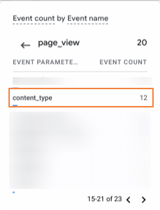 Blog GA4 Modify Events - Schritt 2 Klick auf einen Parameter