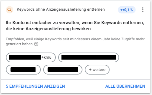Google Ads Interface Screenshot