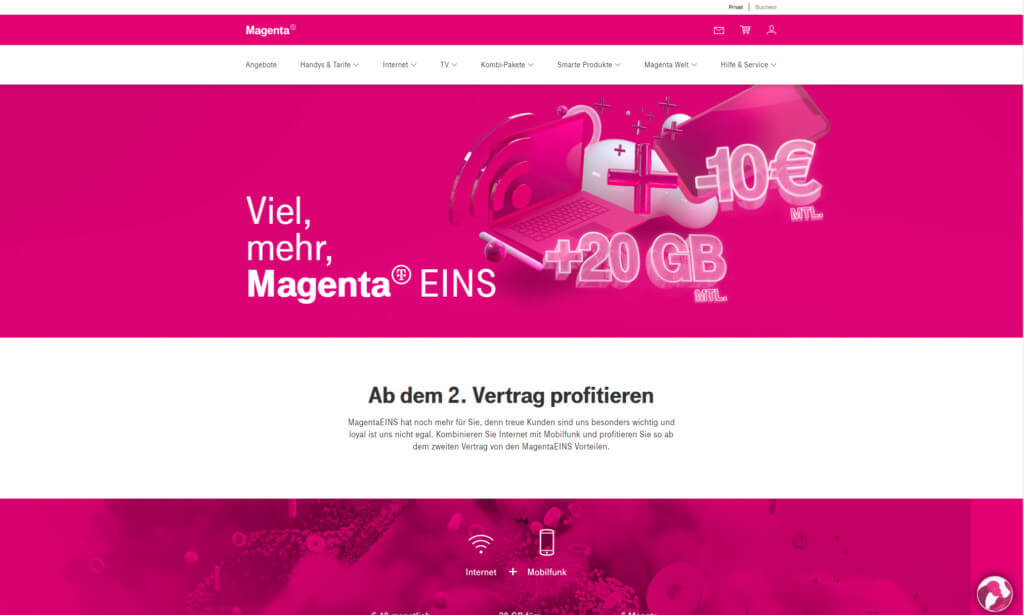 Magenta Datadriven Relaunch