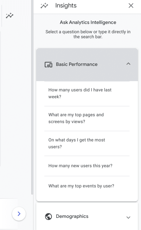 Analytics Intelligence