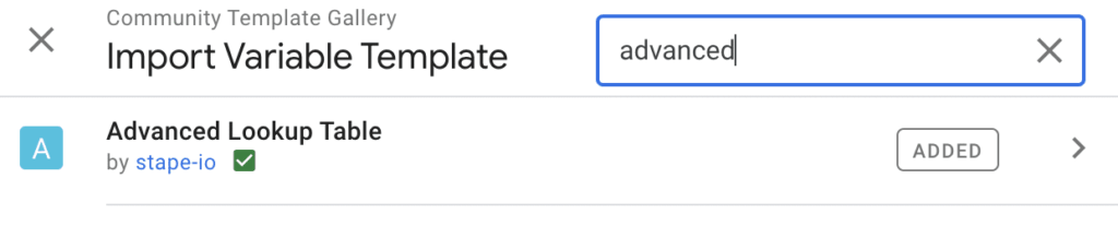 Bot Traffic verhindern - Template Advanced Table