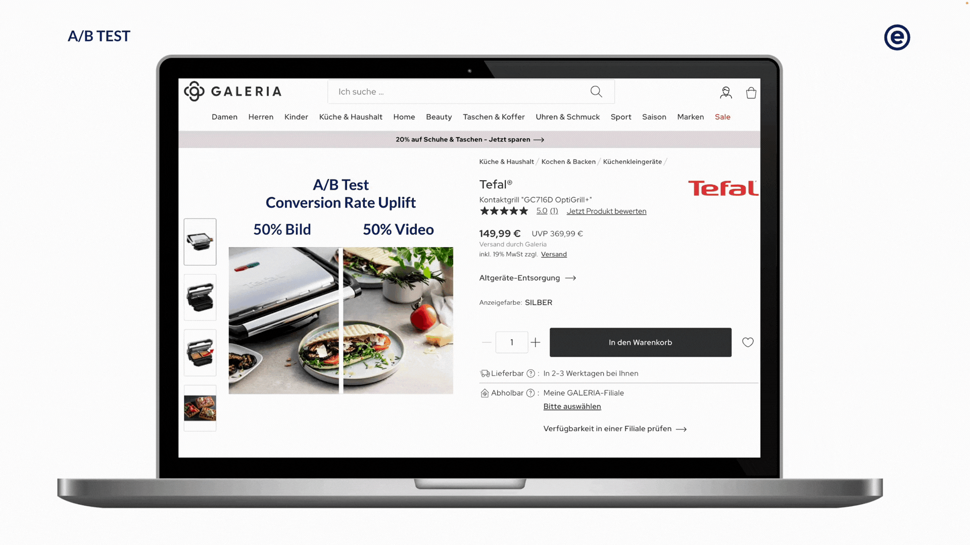 Hyperpersonalisierung - Case Galeria AB Test