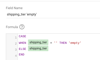 Data Clean Up in Looker Studio - benutzerdefiniertes Feld erstellen