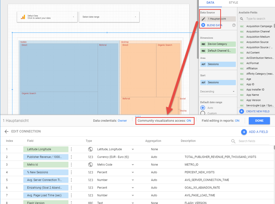 Google Data Studio Community Visualizations | e-dialog