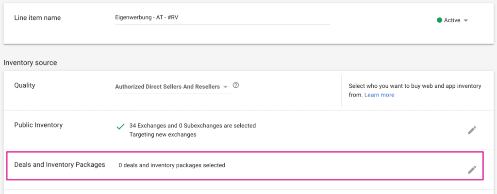 Wie setzt man einen Deal in DV360 auf - Step by Step
