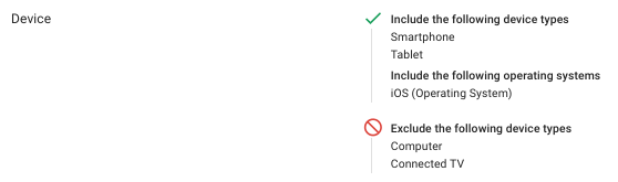 APP Install Setup Möglichkeiten DV360 iOS