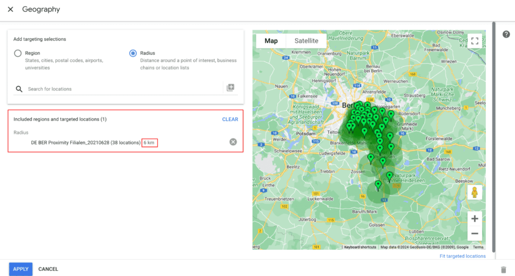 DV360 Targeting - 2 - Radius Targeting