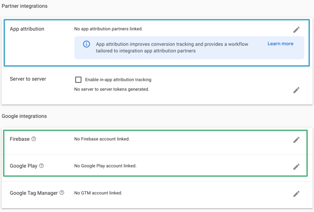 Google Play Store und/oder Firebaseaccounts mit dem DV360 Advertiser verlinken