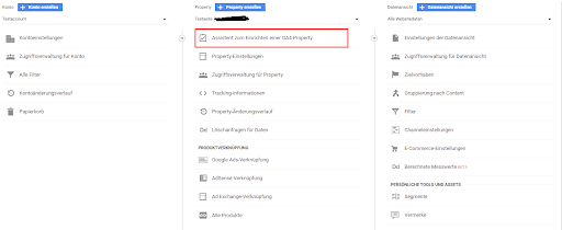 Setup Google Analytics 4 Property