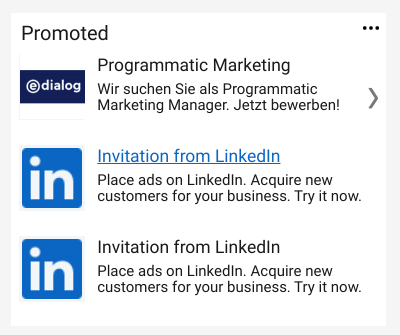 LinkedIn - Text Ad