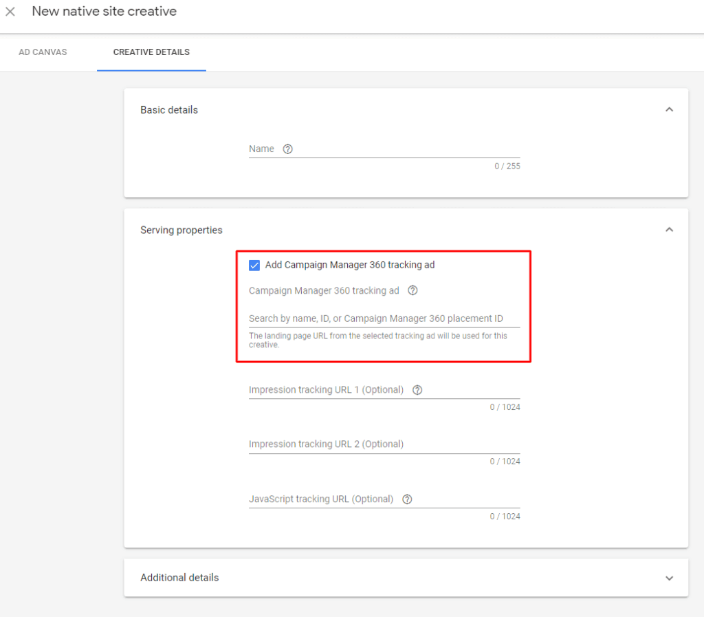 Format Gallery Tracking