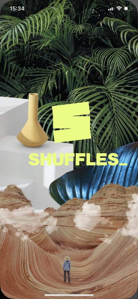 Pinterest Shuffles App