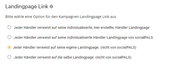 Landingpage Link
