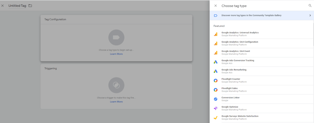 Tag Management System Liste Tags