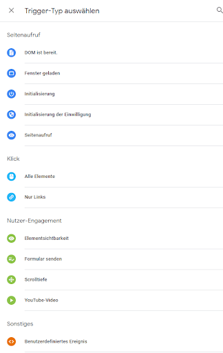 Triggertypen