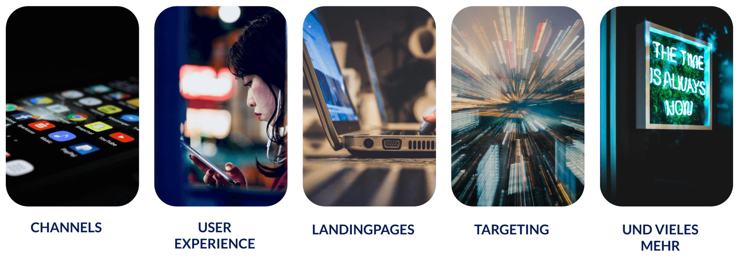 Änderungen im Kampagnensetup sollten stets durch Tests evaluiert werden - zB. Channels, User Experience, Landingpages, Targeting uvm.